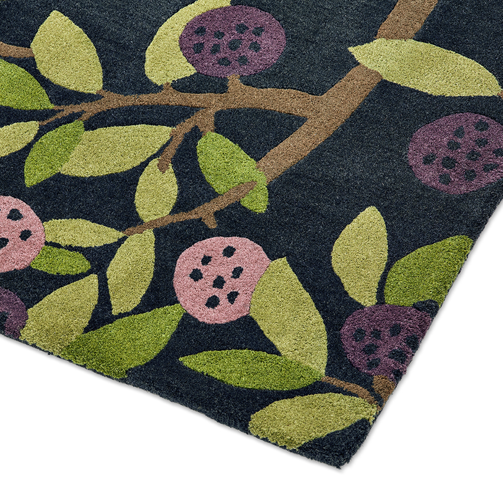 Tappeto Foraging Indigo