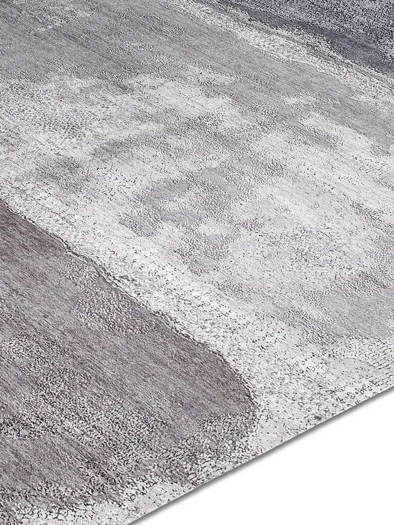 Tappeto Tessuto Grigio/Bianco/Argento | Misura: 274 x 365 cm