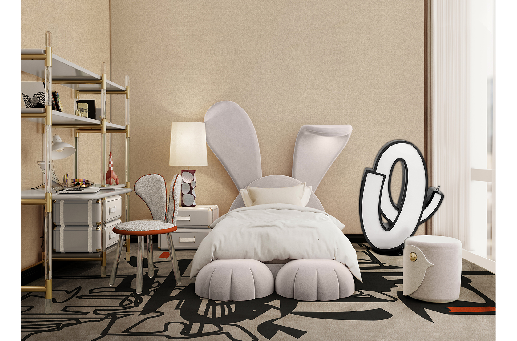Lettera Luminosa Opulent O