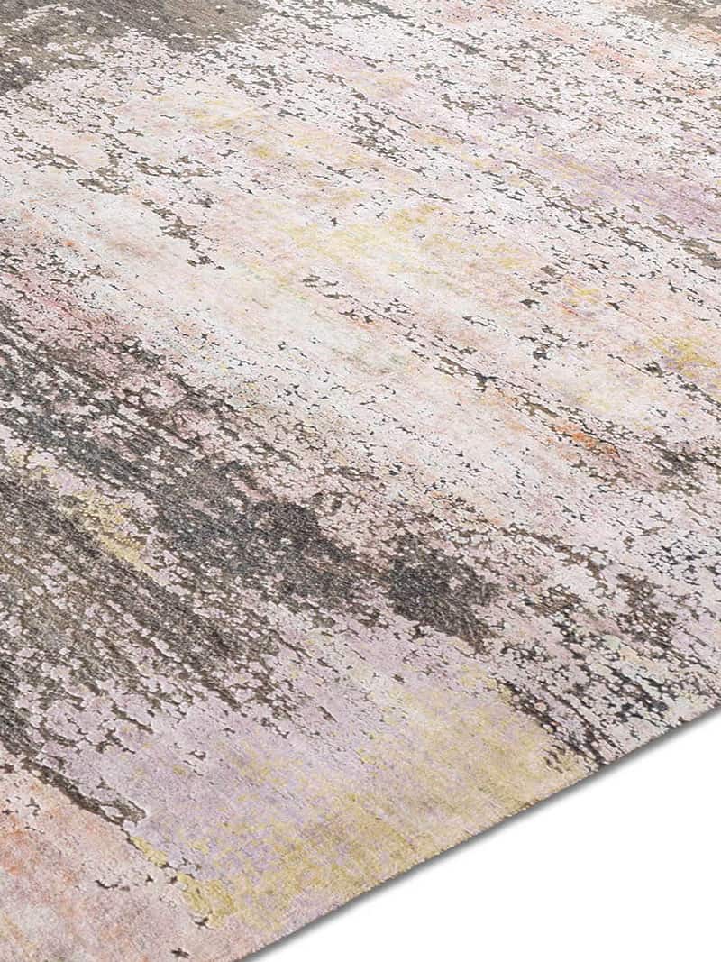 Tappeto Lusso Fatto a Mano Rosa Soft