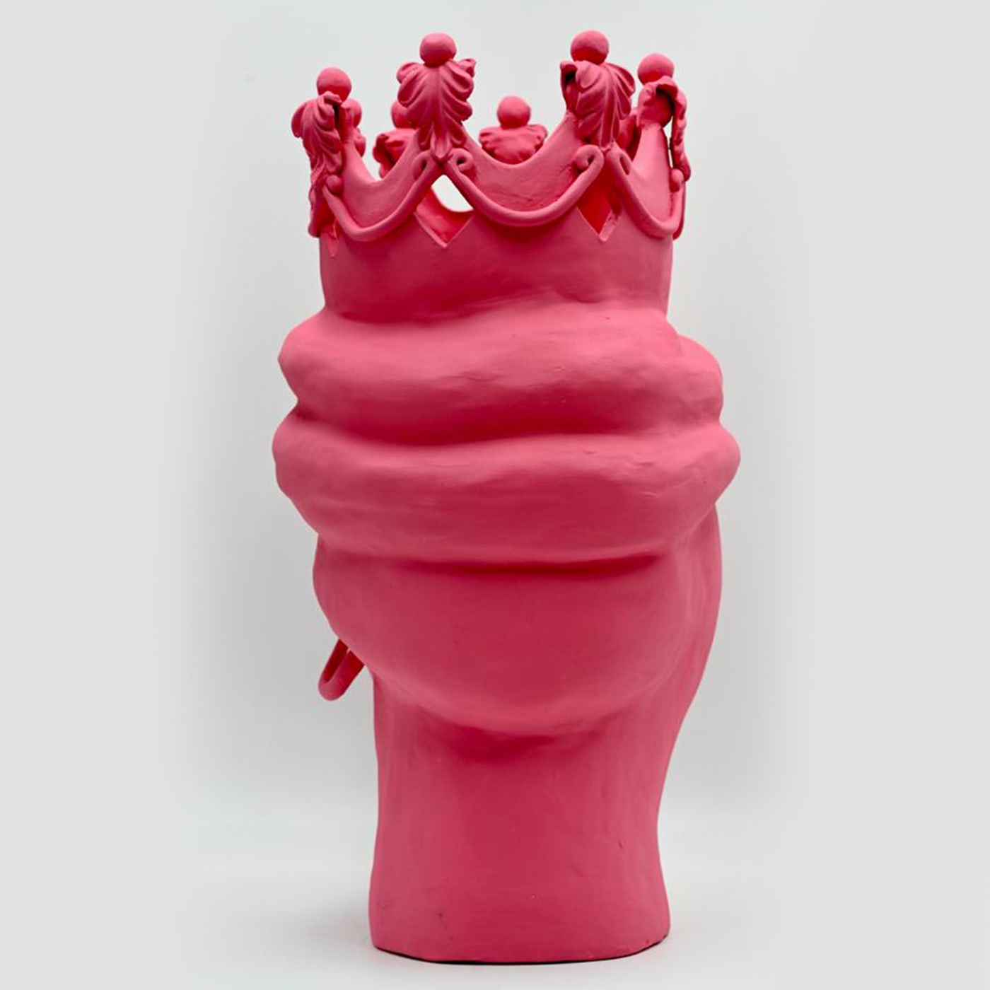 Testa di Moro Rosa Scultura