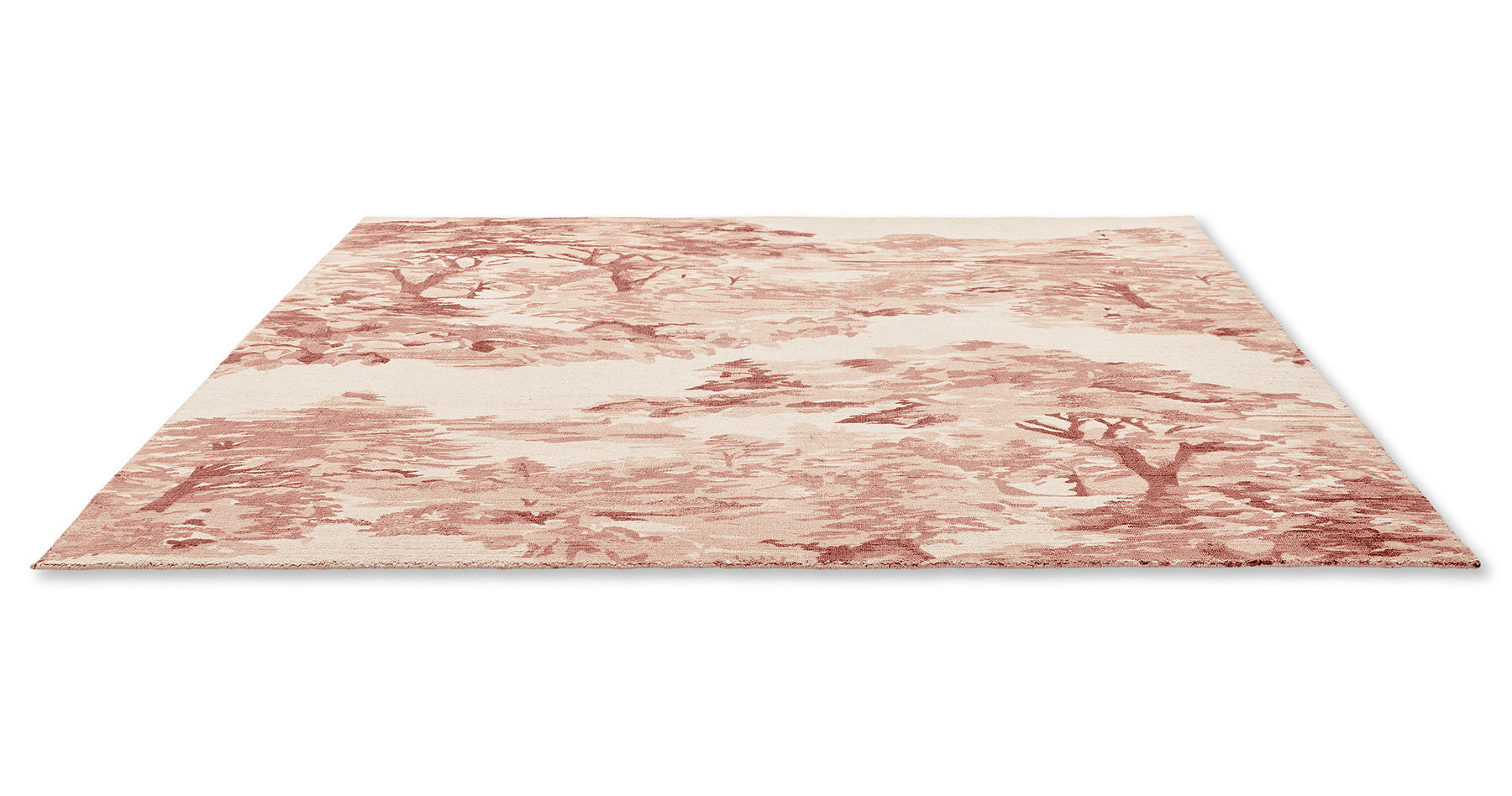 Tappeto Landscape Toile Rosa Chiaro