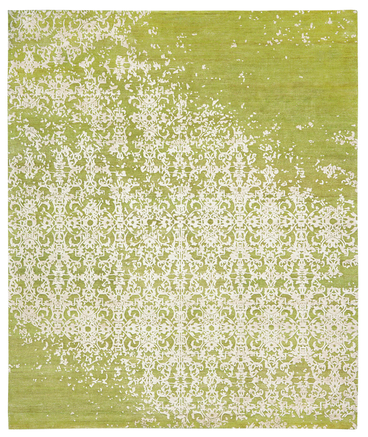 Tappeto Milano Raved Verde e Bianco