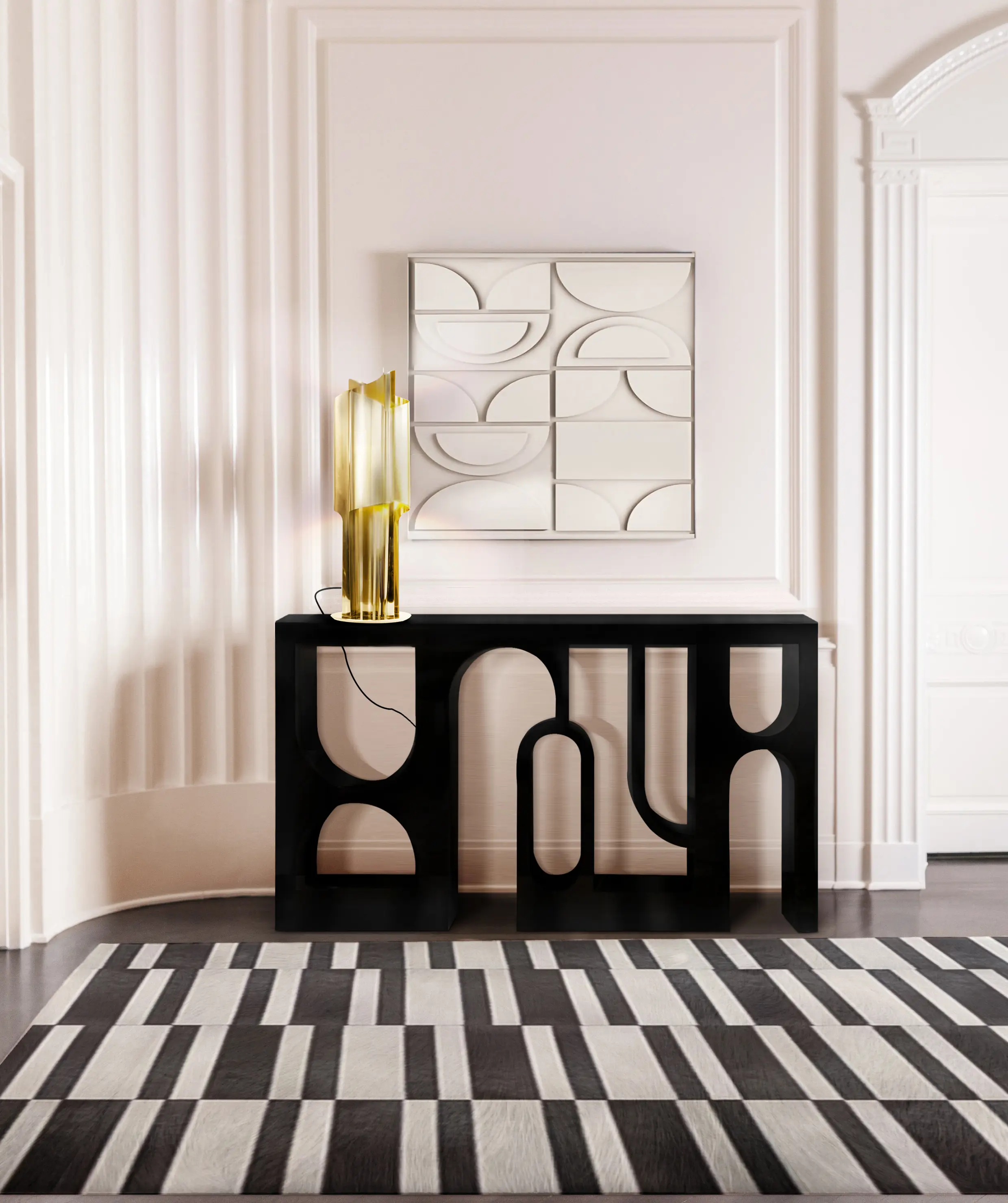Consolle Premium Lucida Nera