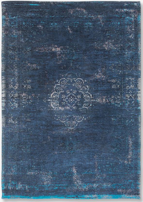 Tappeto Stile Vintage Blu Notte 8254