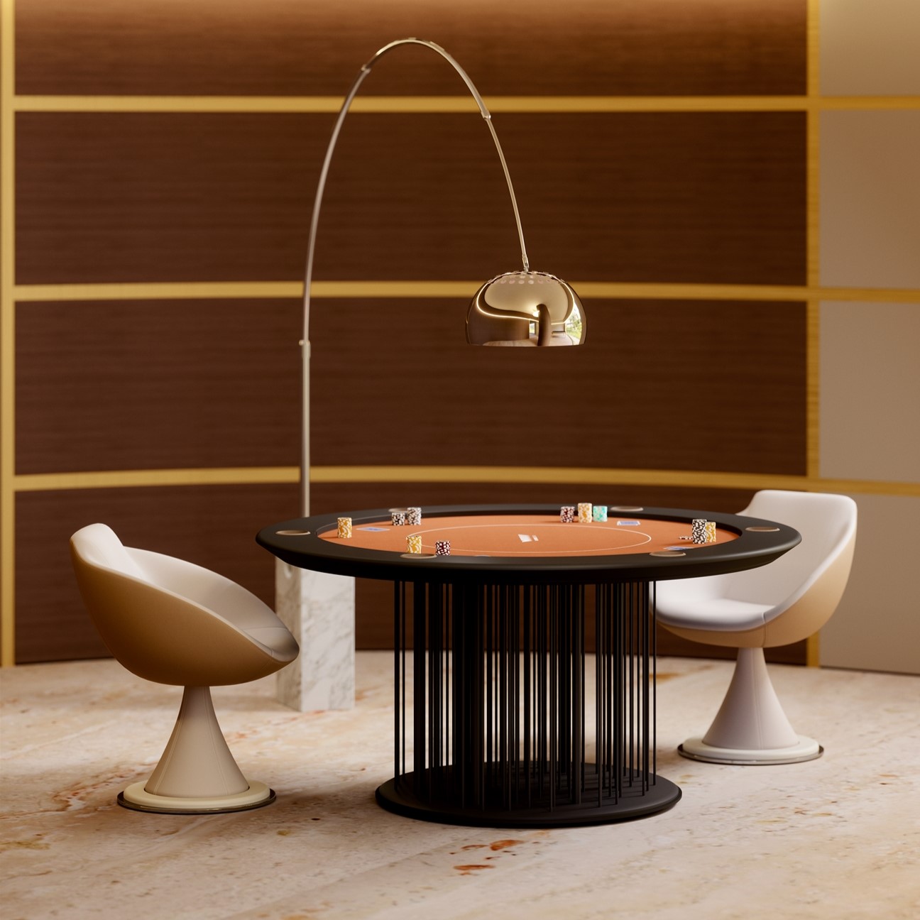 Sedia girevole Shell - 5