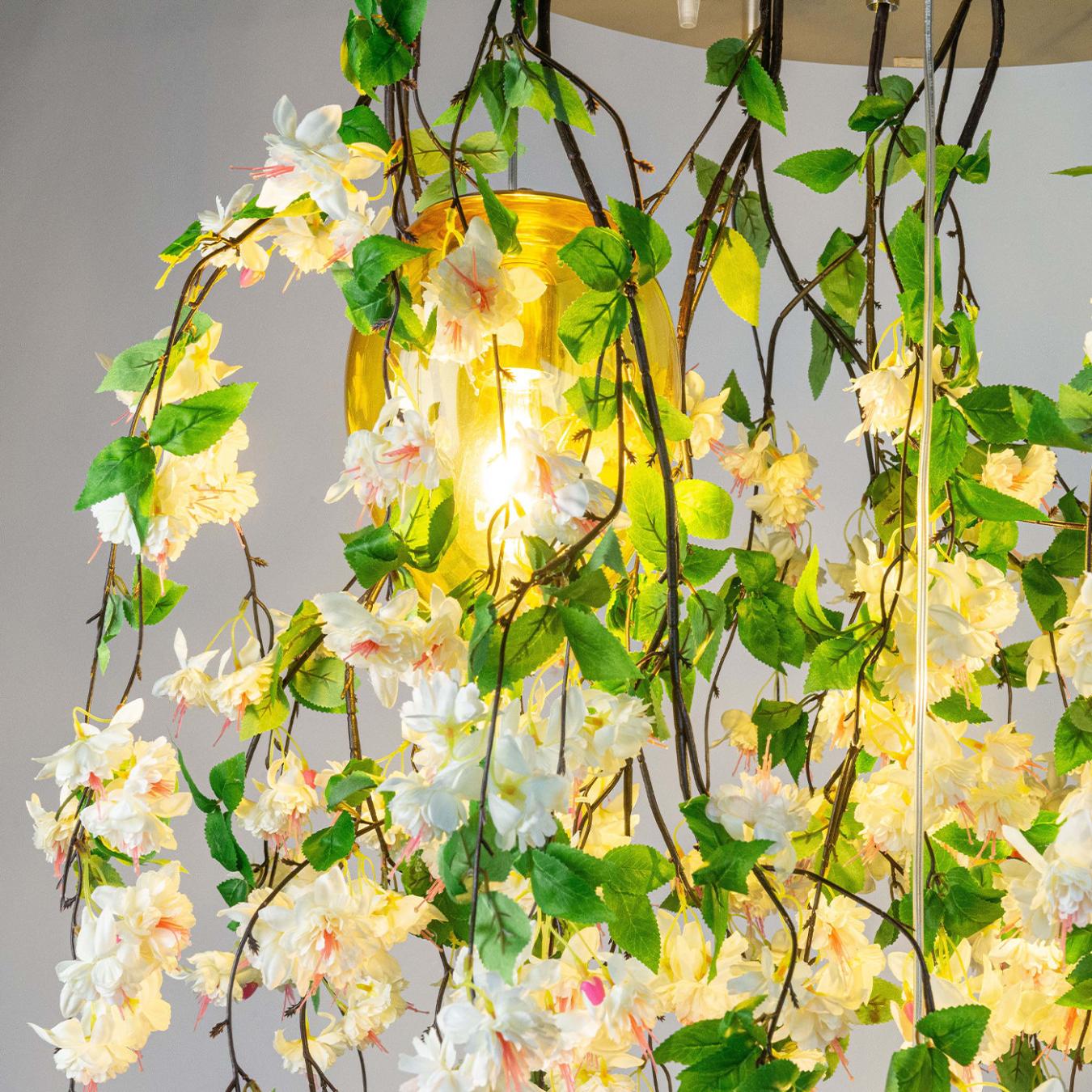 Lampadario Crystal Egg Cascade