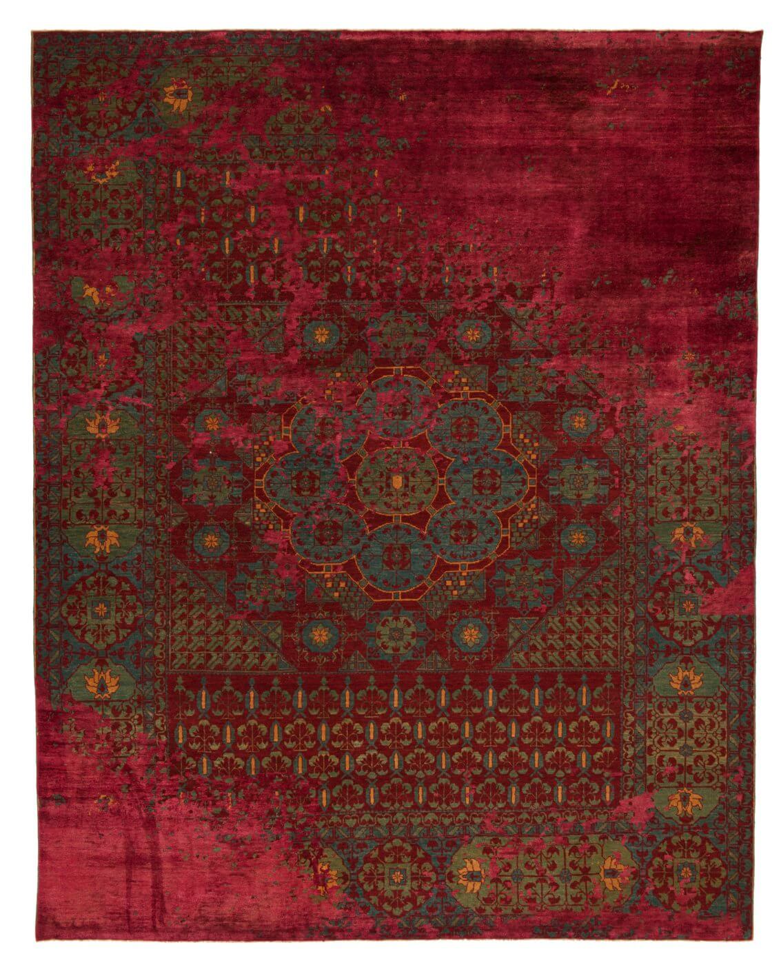 Tappeto Mamluk Kensington Raved Rosso | Misura: 250 x 300 cm