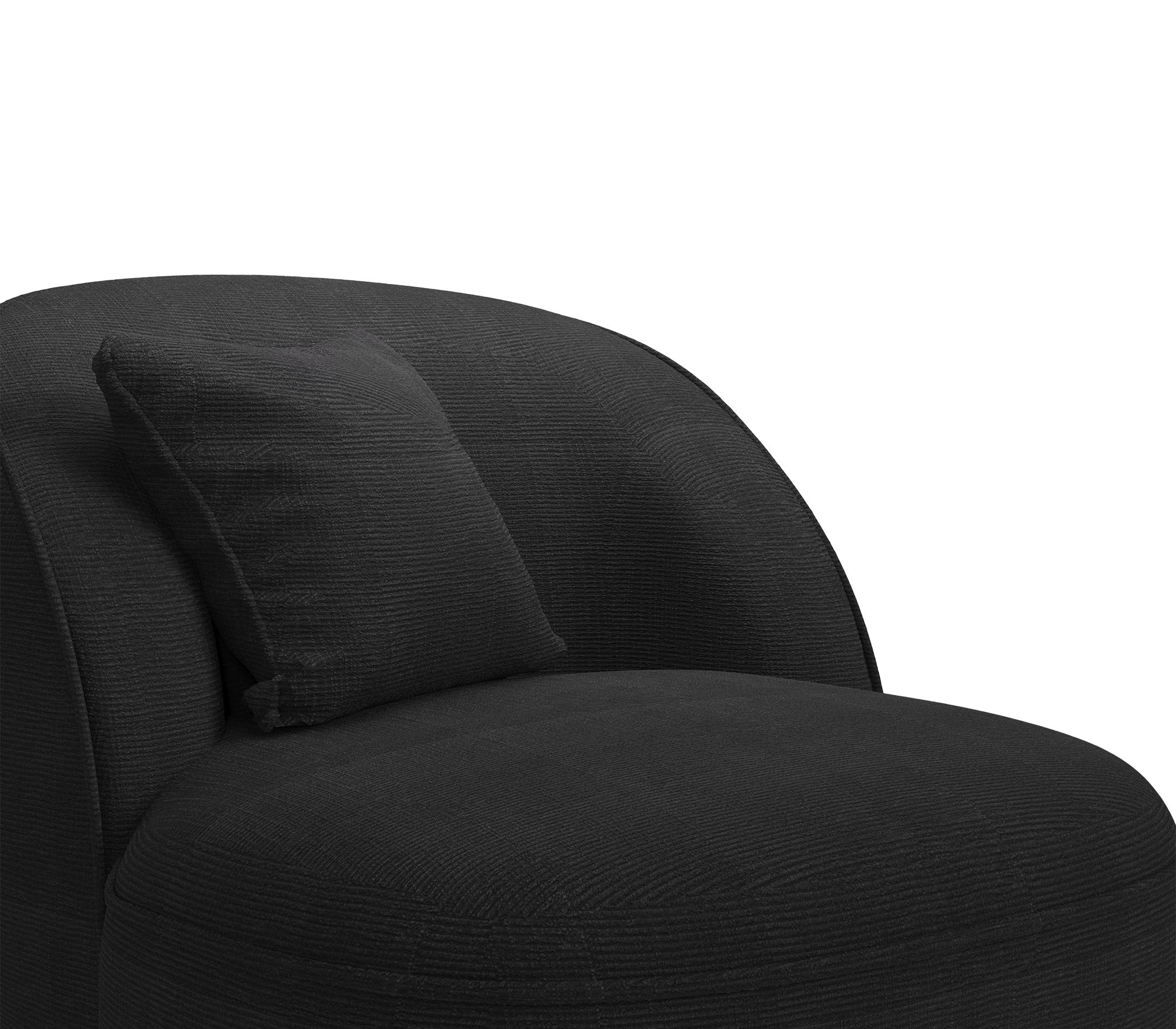 Poltrona Angora II Nero Baltico