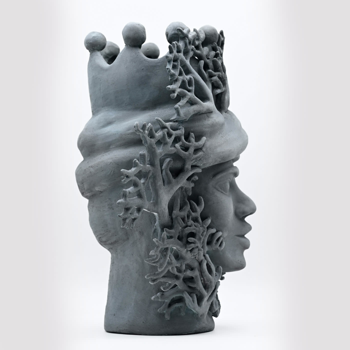 Testa di Moro Corallo Scultura