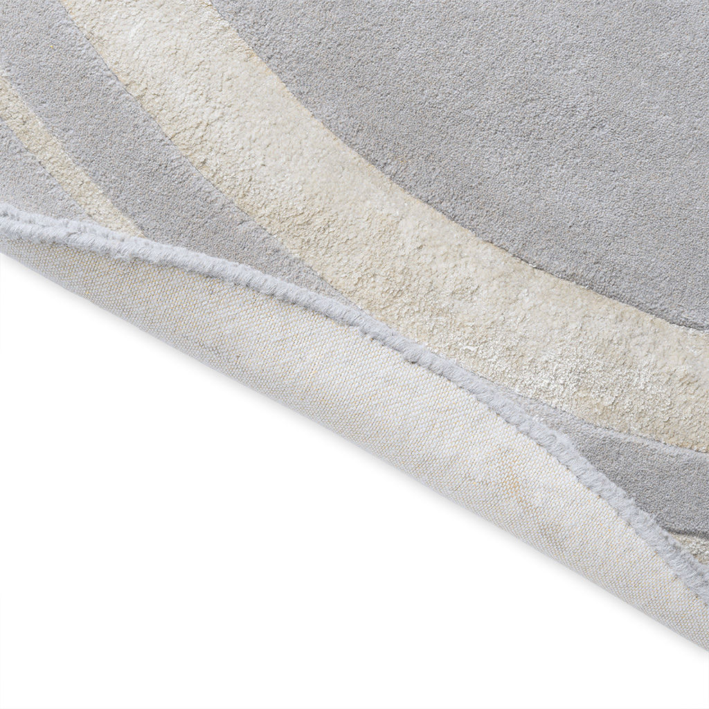 Tappeto Rotondo Redbrook-Argento