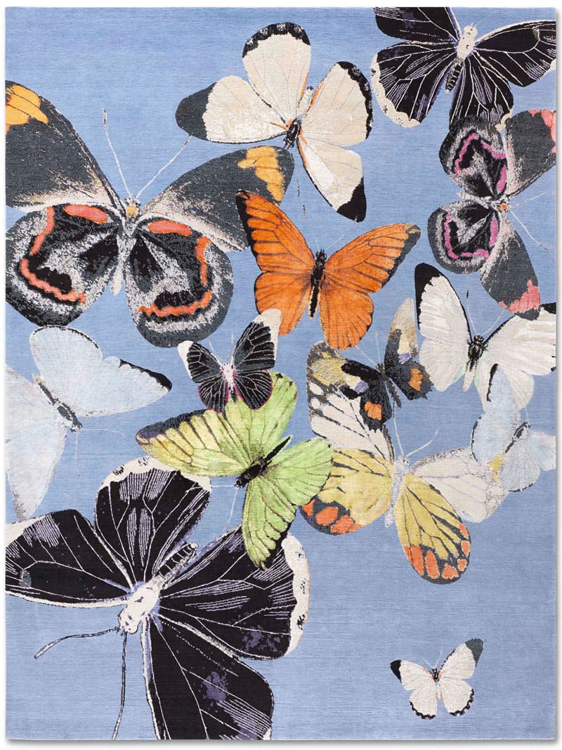 Tappeto Tessuto Butterfly
