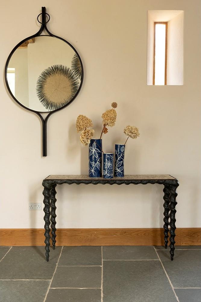 Tavolo console Karinta White Oyster