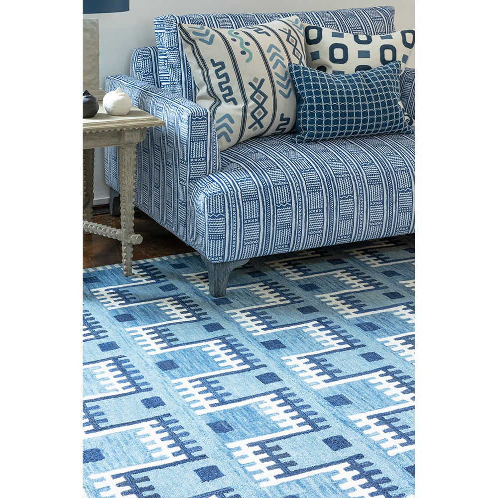 Cuscino Maliana Indigo 50 × 35