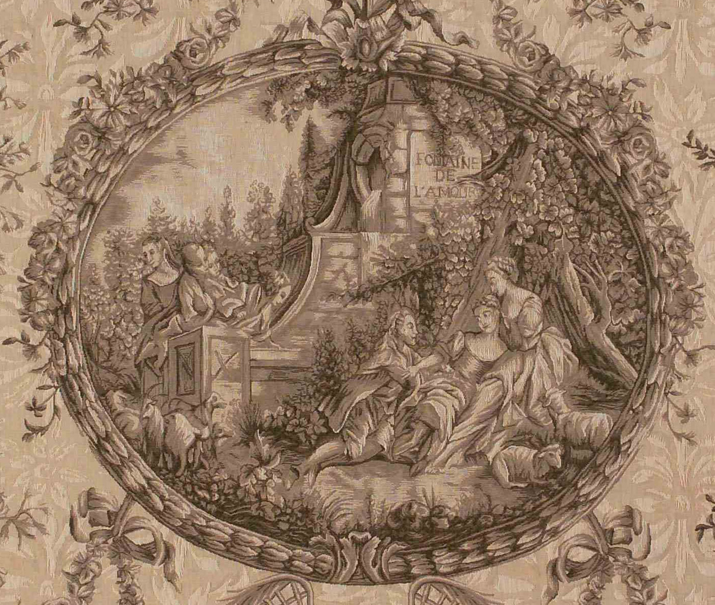 Arazzo Fontana dell'Amore | Misura: 110 x 150 cm