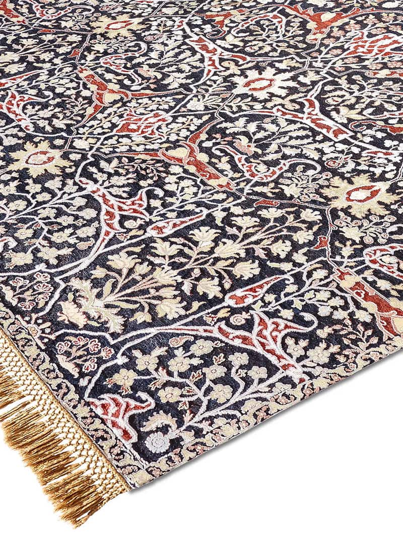 Tappeto Lusso Fatto a Mano Teheran Blu