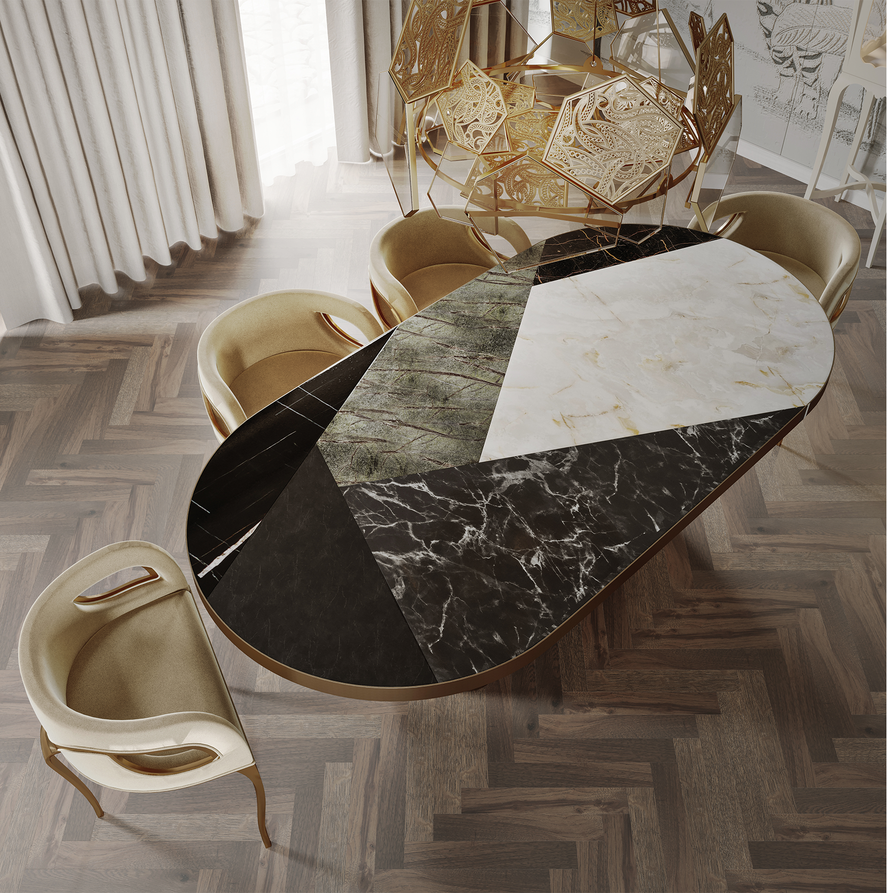 Poltrona Accento Luxe Chandra
