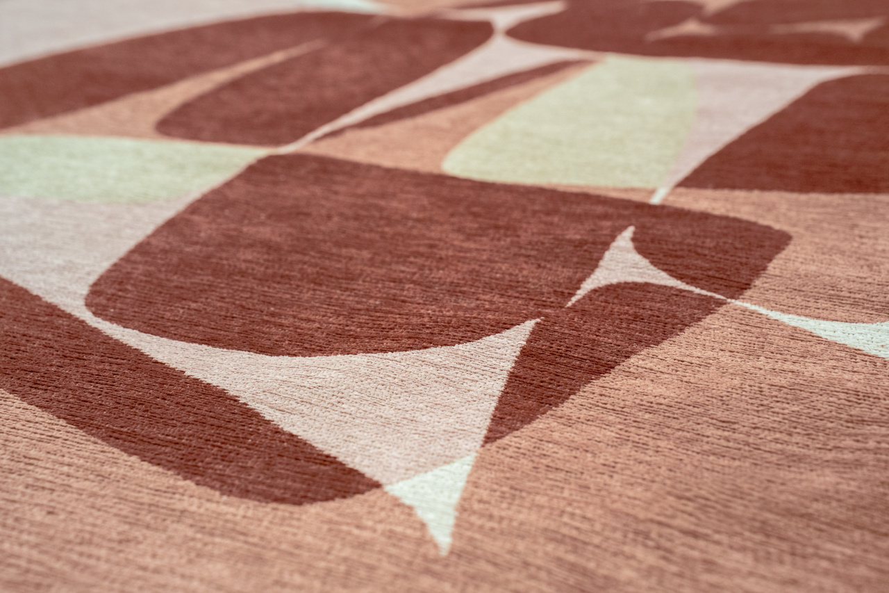 Tappeto Stones Cherry Mocha