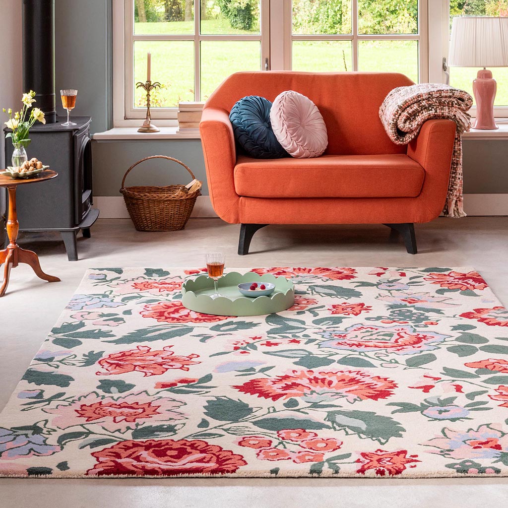 Tappeto Wendling Floreale Papavero Rosso