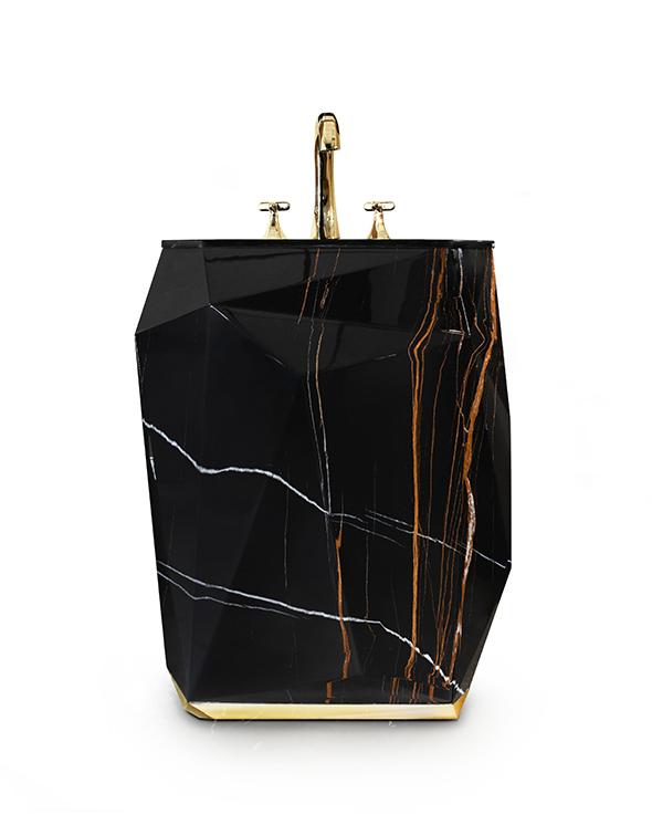 Lavabo A Colonna Jewel Faux Marble