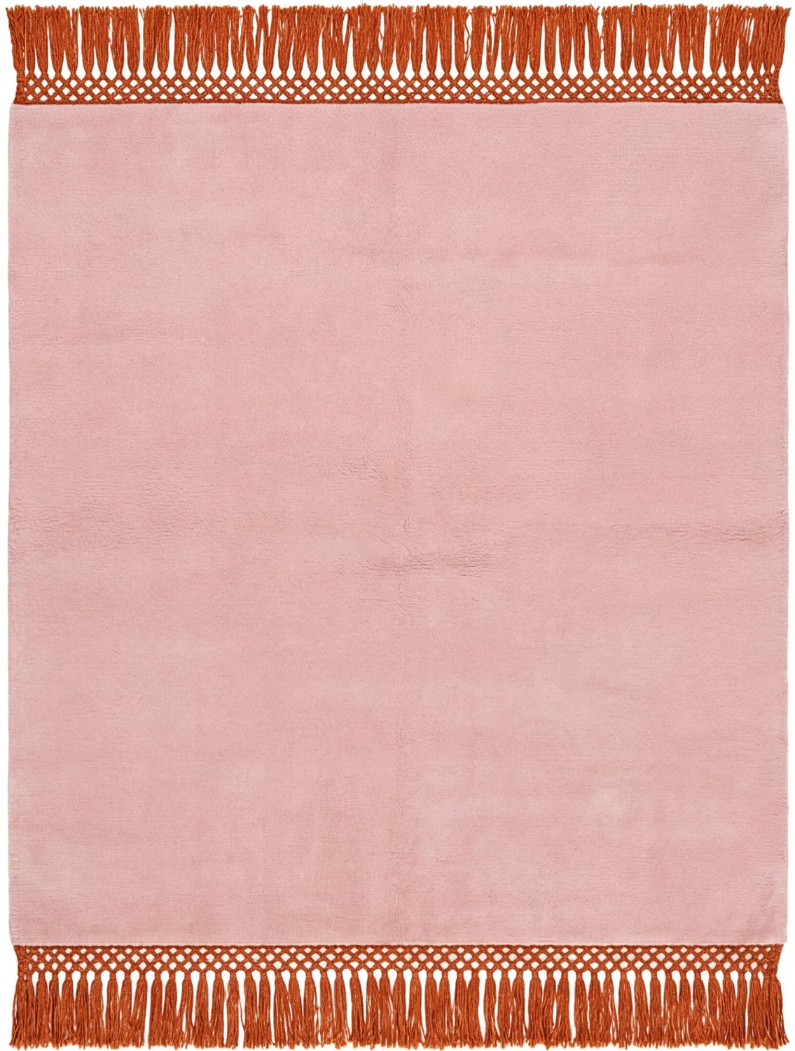 Tappeto Minimal Fringe Blush