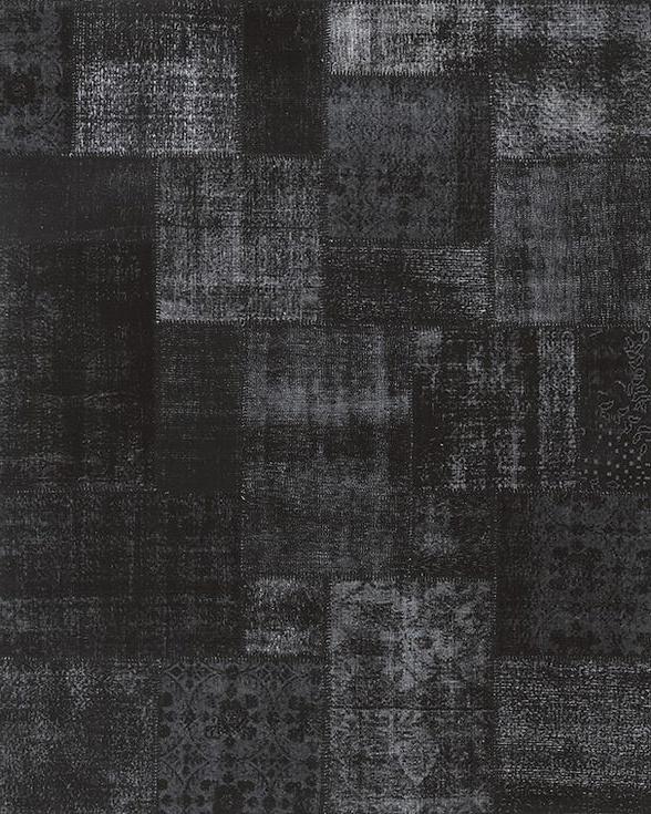 Tappeto Patchwork Nero