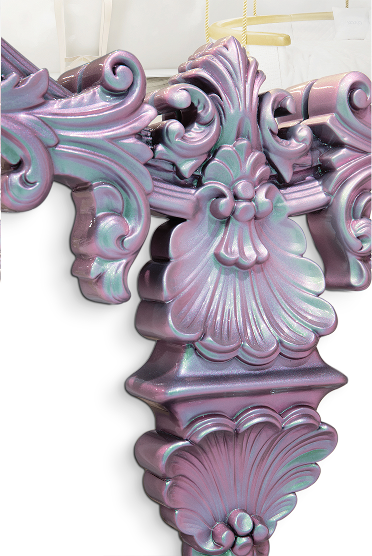 Specchio Da Parete Mystic Chameleon Pink
