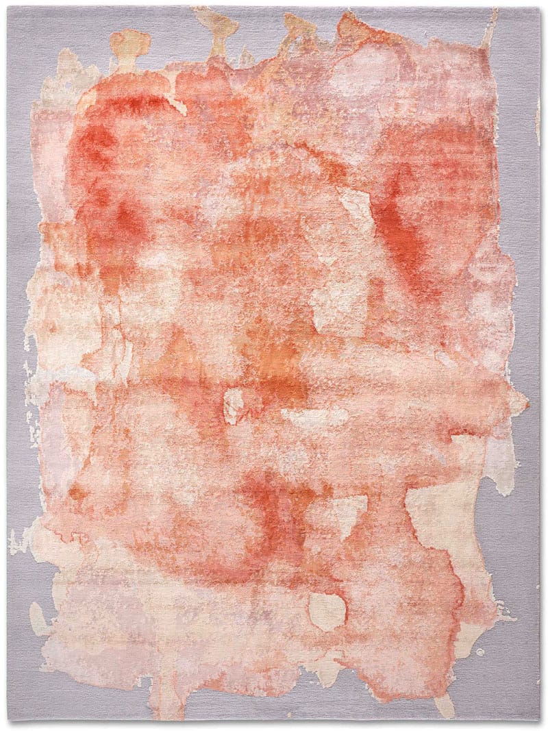 Tappeto Lusso Mono Rosa