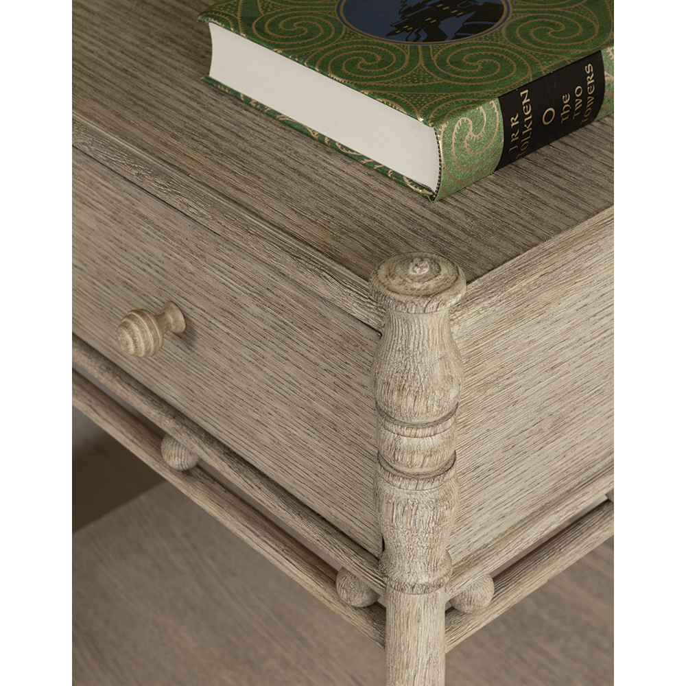 Comodino Morris Greyed Oak