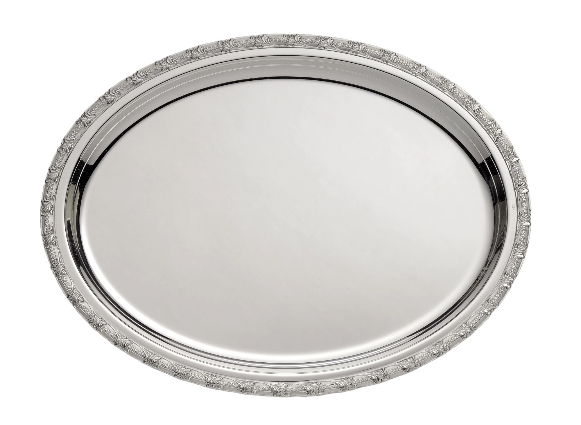 Vassoio Ovale Royal In Argento | Dimensioni: 26 x 35 cm