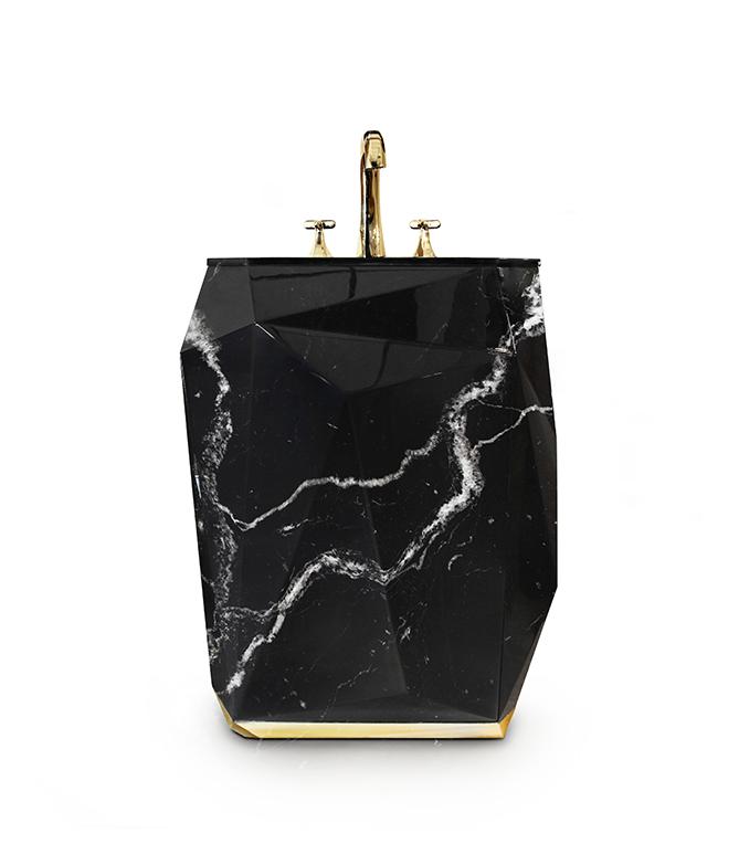 Lavabo A Colonna Jewel Faux Marble