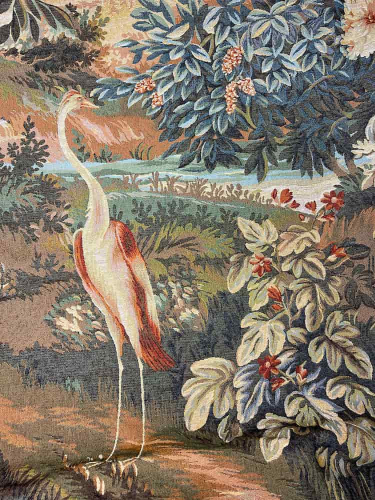 Arazzo Vegetazione con Uccelli