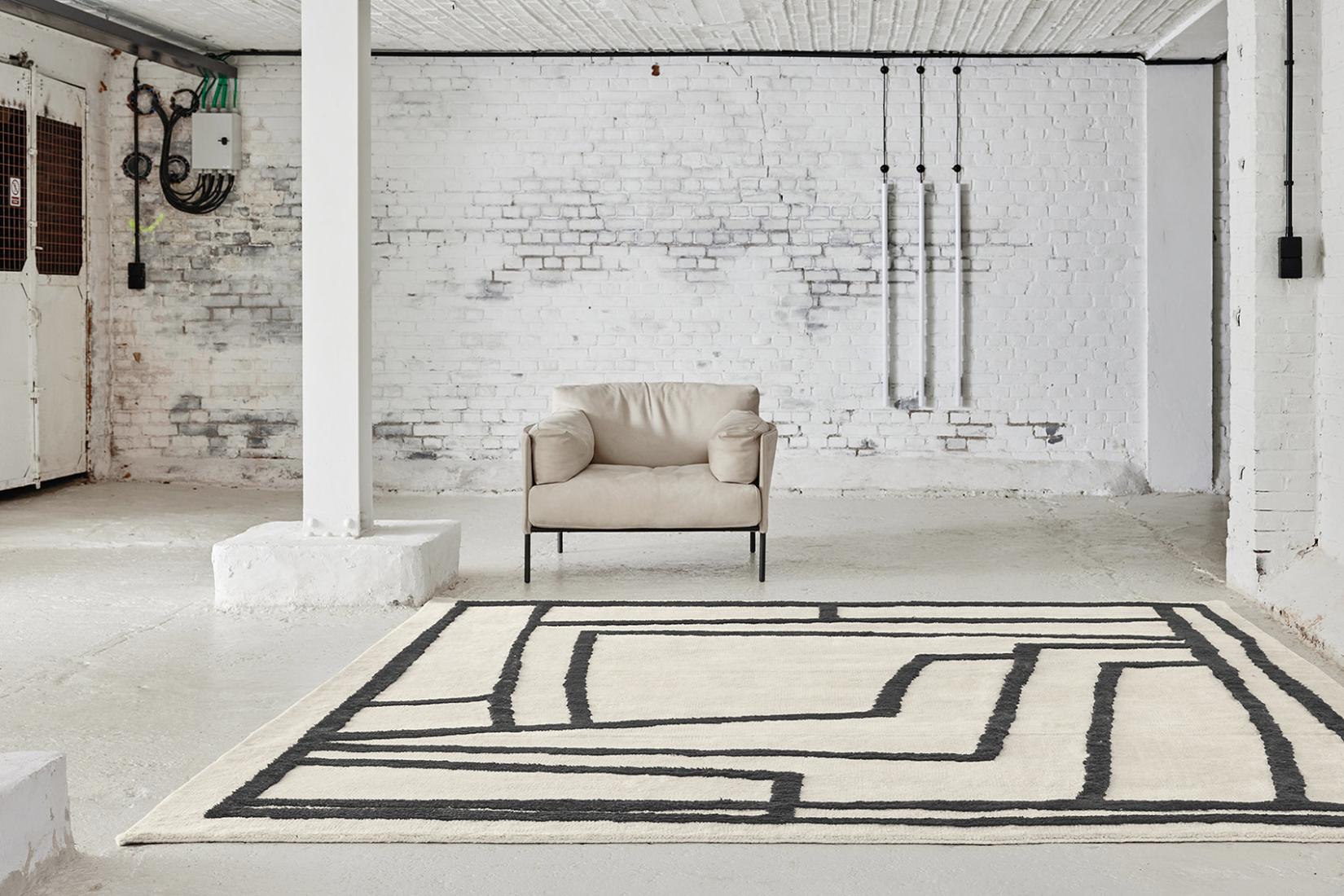 Tappeto Cocoon 3 Ecru | Misura: 200 x 300 cm