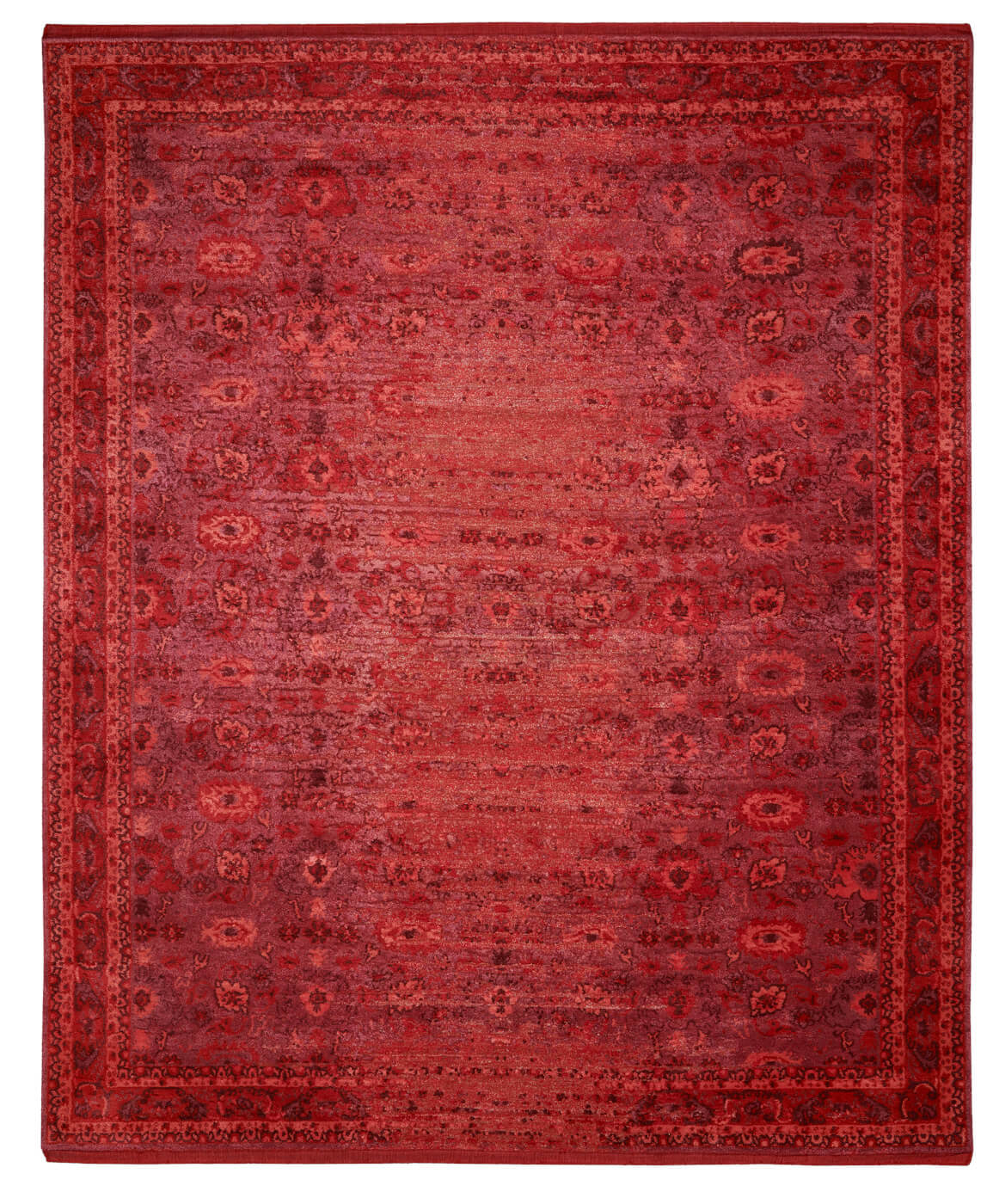 Tappeto Bidjar Stomped Reverse Rosso