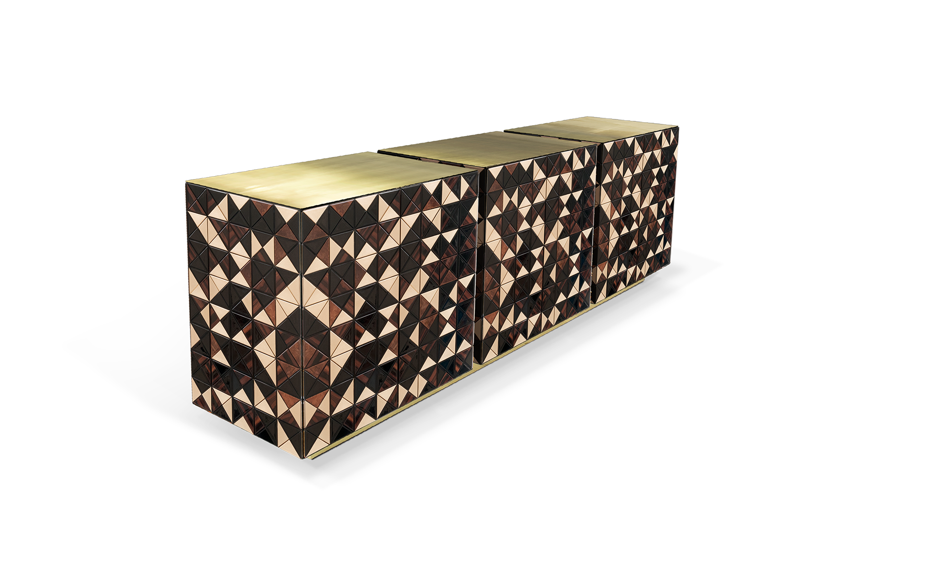 Credenza in Noce Mosaic