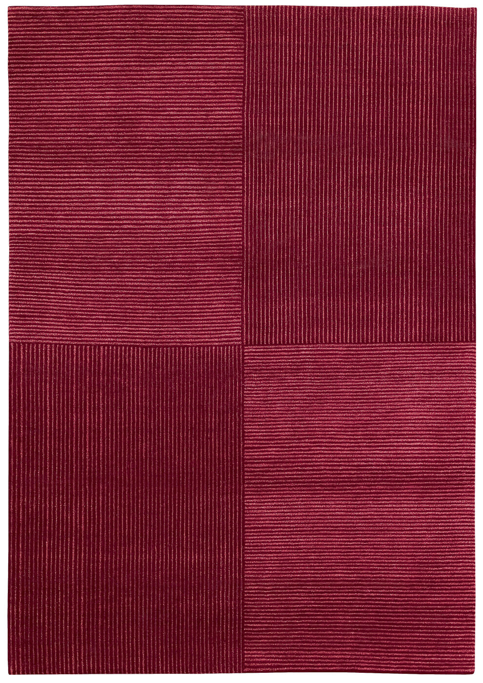 Tappeto Vario 1 Rosso Scuro | Misura: 250 x 300 cm