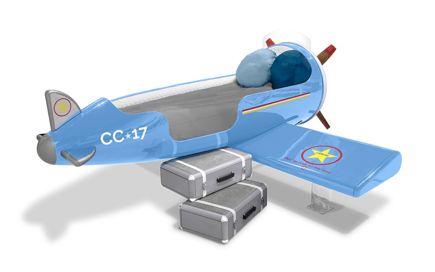 Letto Per Bambini Cloud Glider Plane