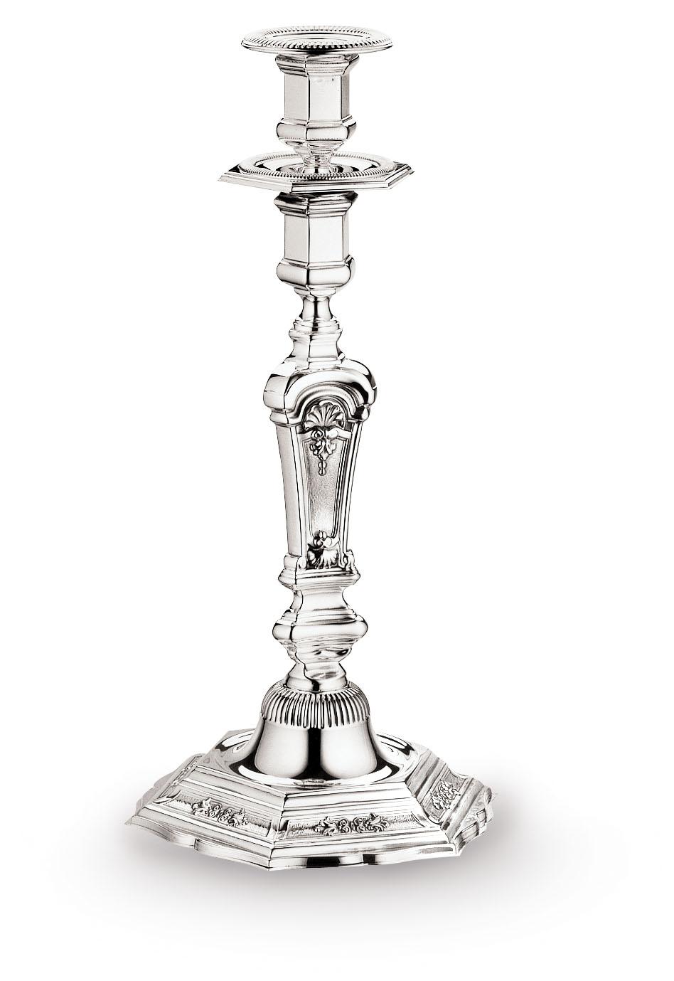 Candeliere Esagonale In Argento