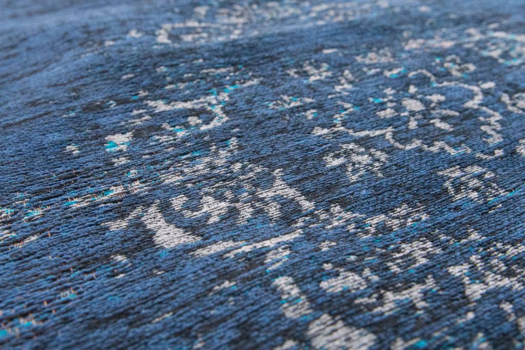 Tappeto Stile Vintage Blu Notte 8254