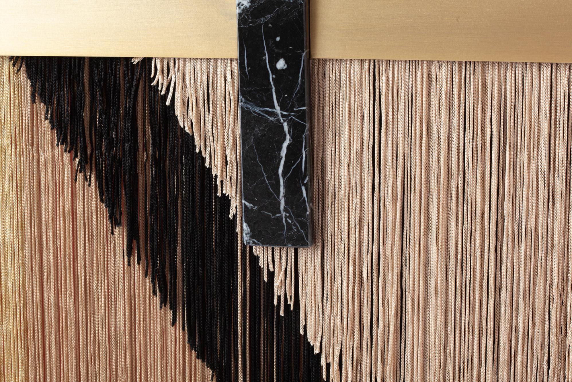 Specchio decorativo da parete Souk Black