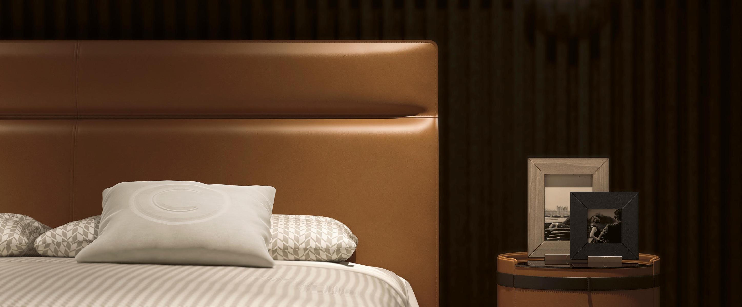 Letto Moderno in Pelle
