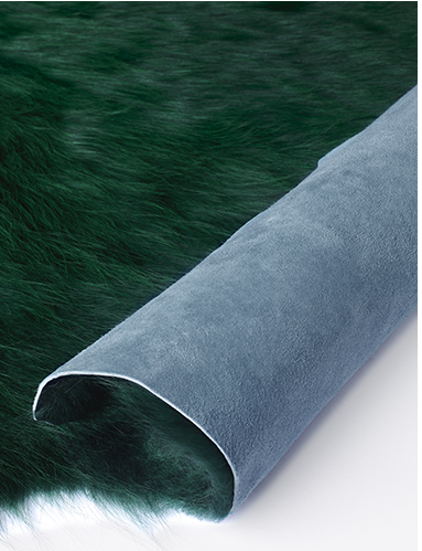 Pelle Di Mucca Dark Green Natural