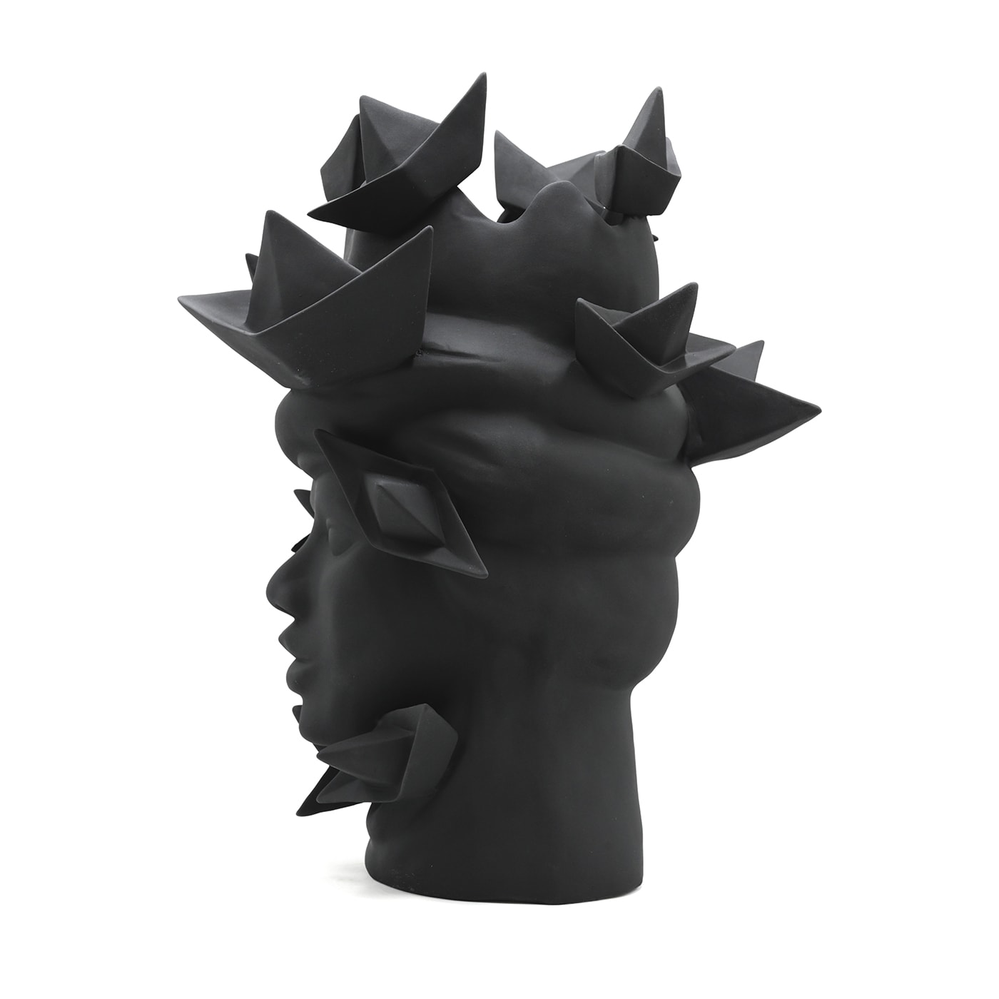 Testa di Moro Grigio Scuro Scultura