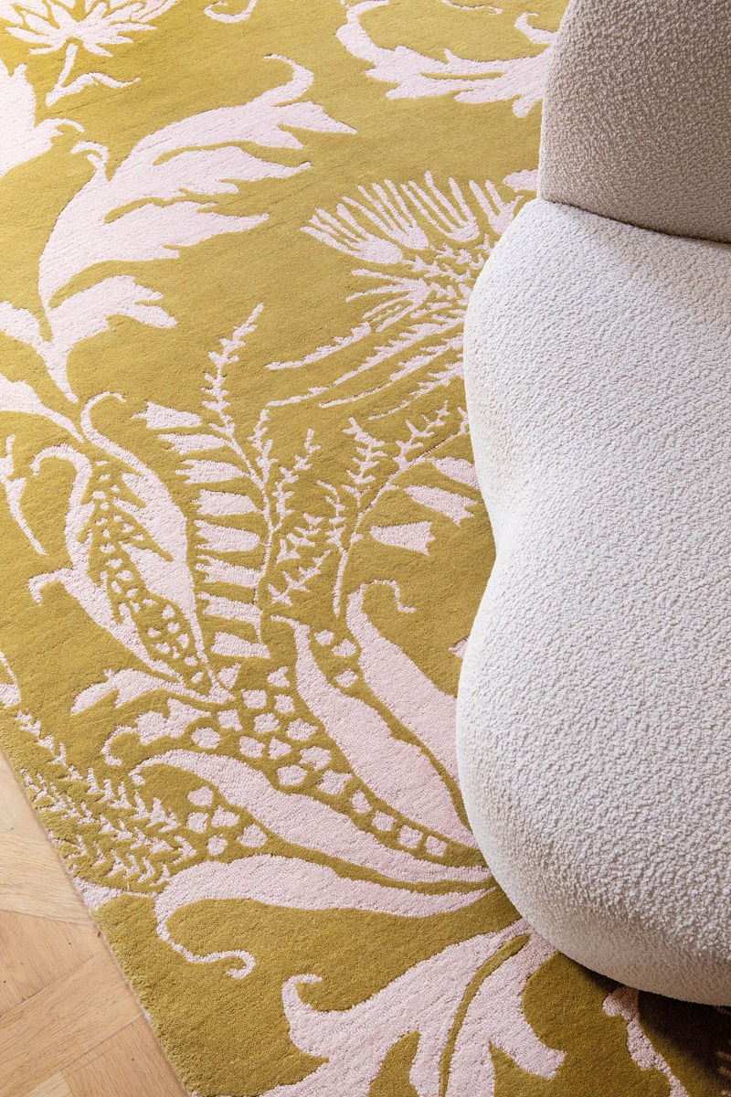 Tappeto Baroque Giallo