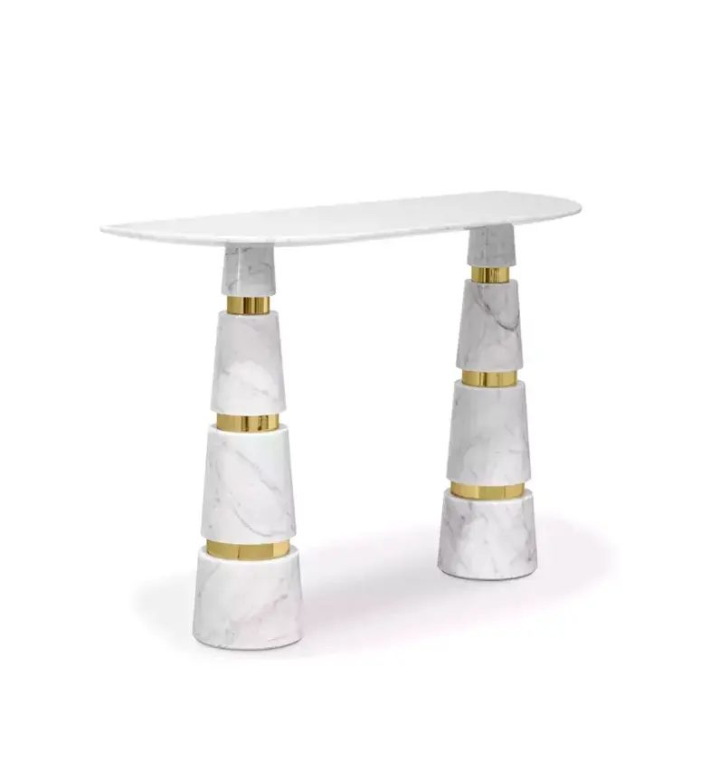 Avalanche Console Marmo Carrara