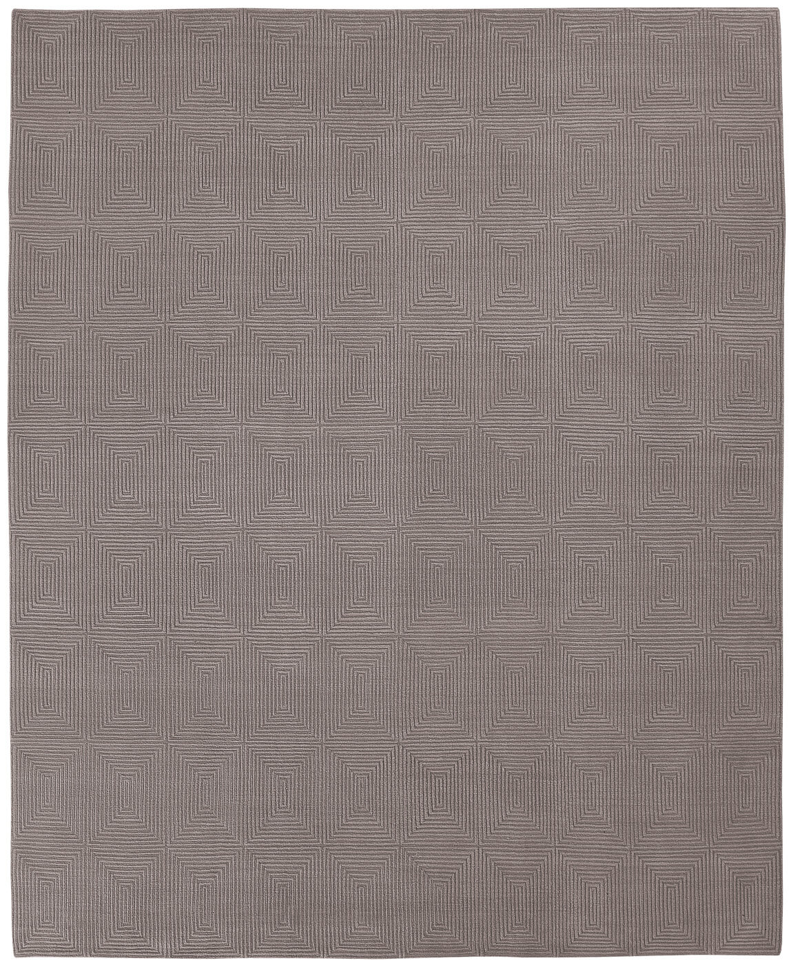 Tappeto Deep Square Grigio
