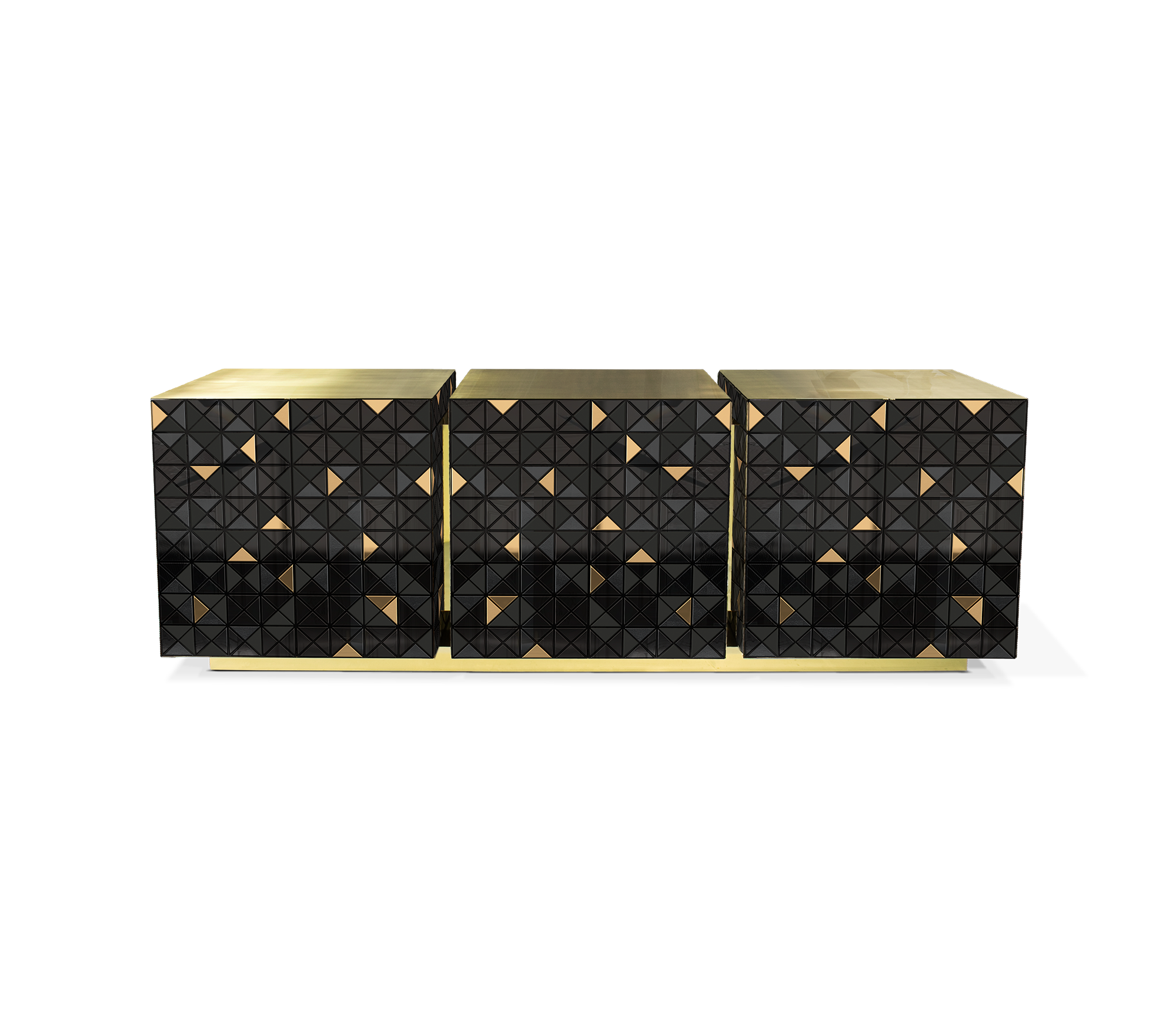 Credenza Oro & Nero Mosaic