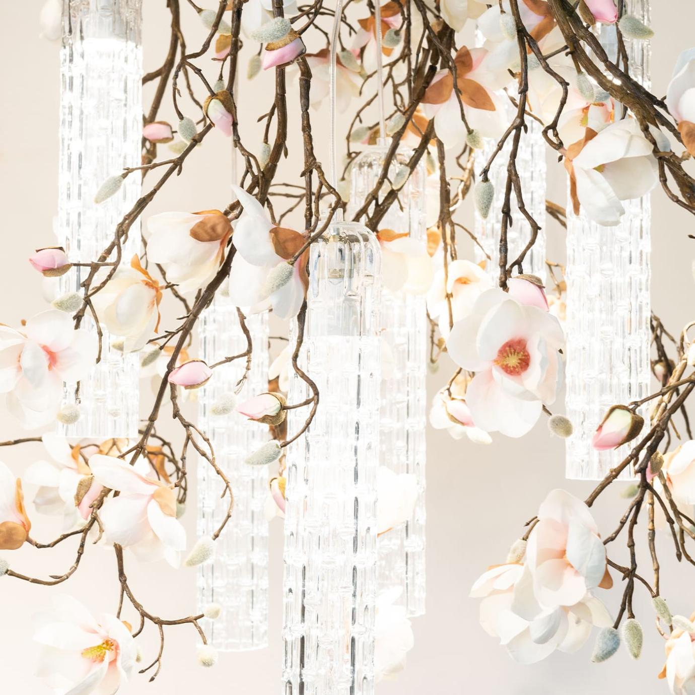 Lampadario Magnolia Bianco
