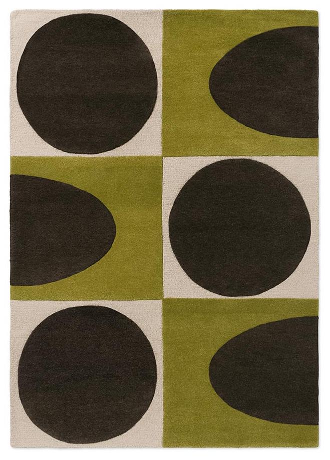 Spot Square Walnut/Lichen Tappeto