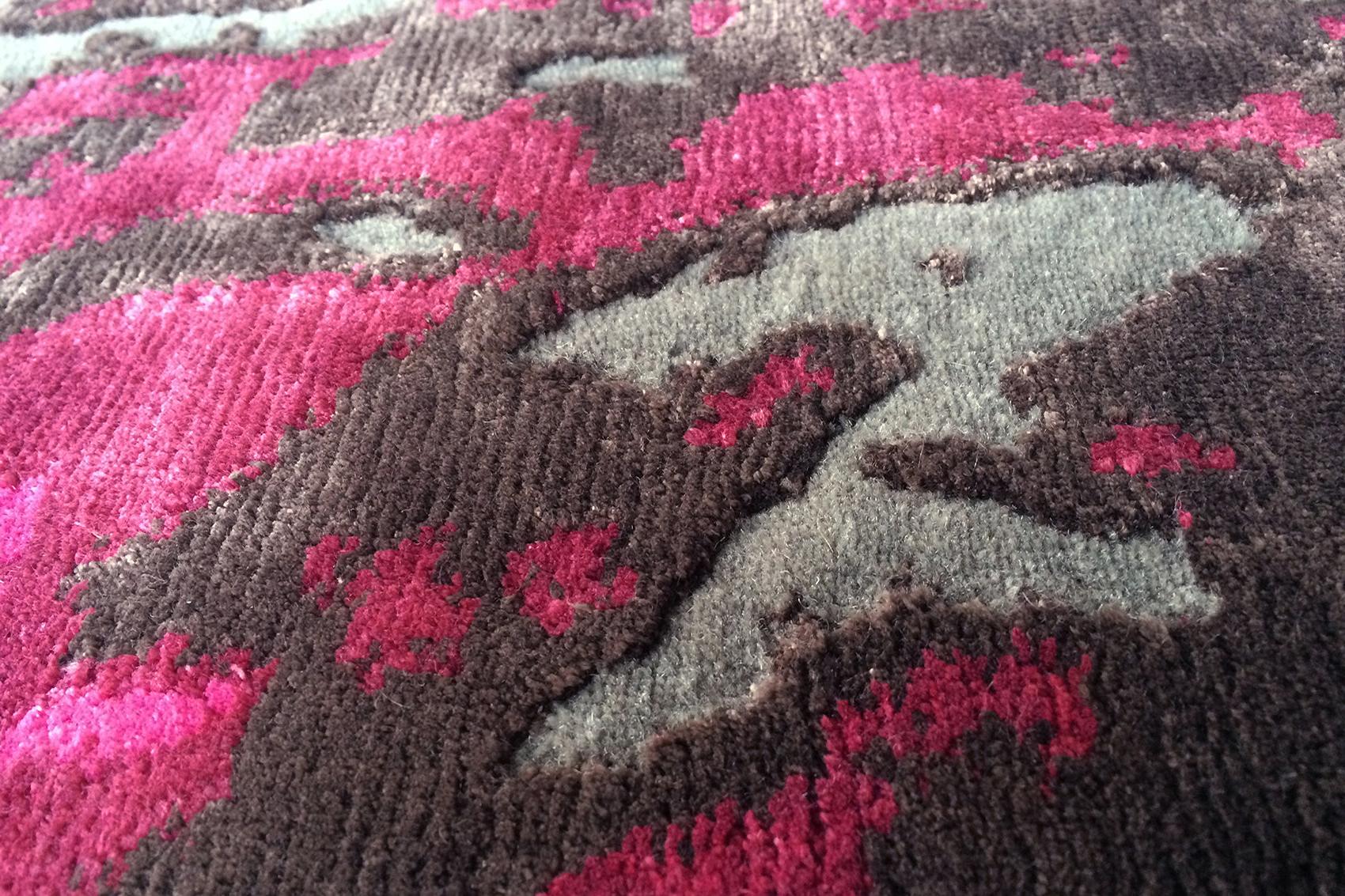 Tappeto Grass Rosa Fucsia